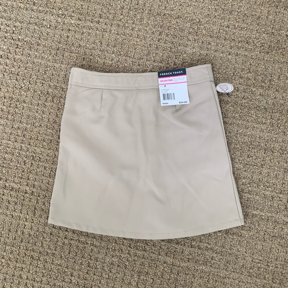 NWT Girls Tan Skort size 7